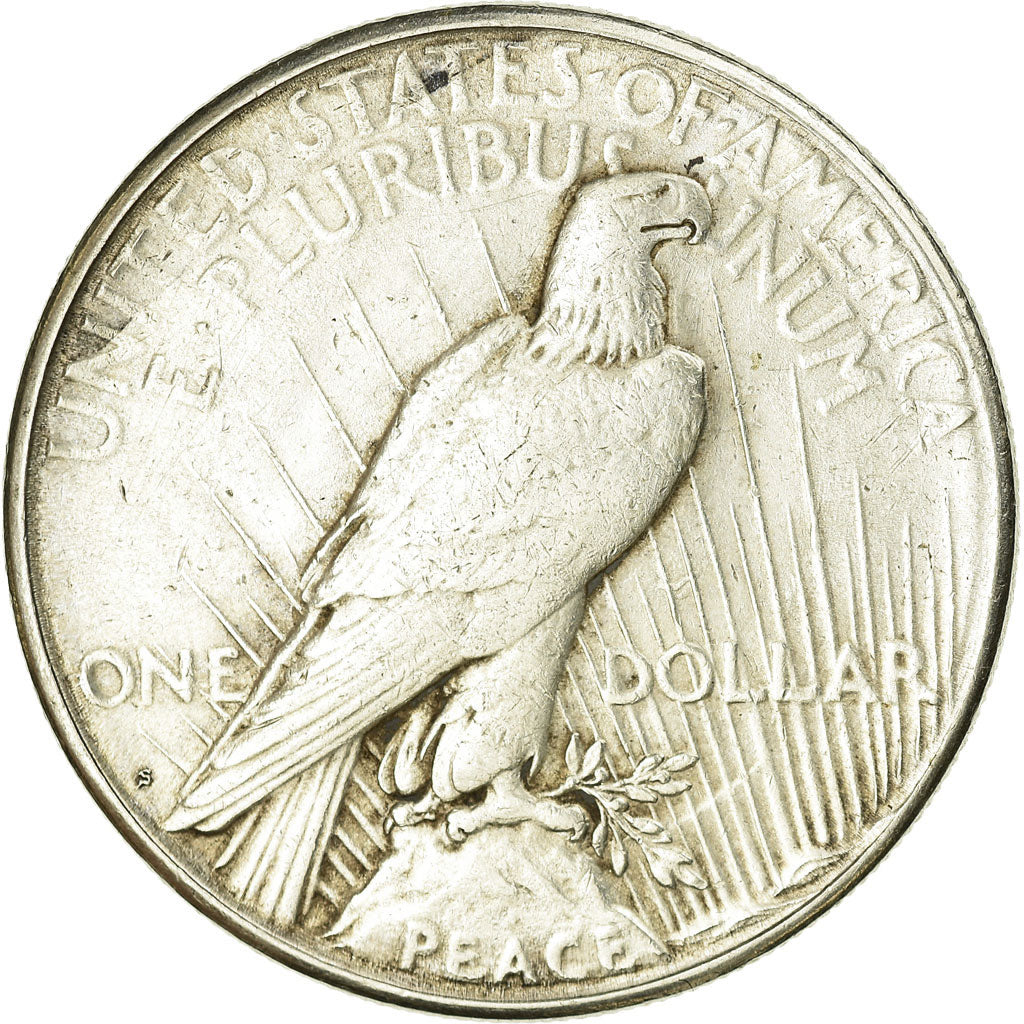Coin, United States, Peace Dollar, Dollar, 1923, U.S. Mint, San Francisco