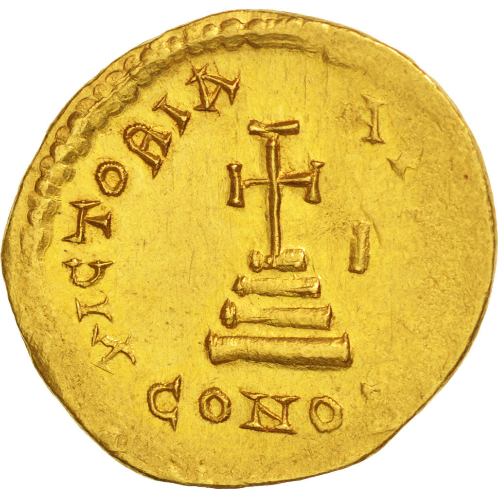 Coin, Heraclius 610-641, Solidus, 610-641 AD, Constantinople, MS(63), Gold