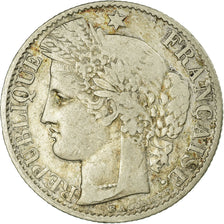 Munten, Frankrijk, Cérès, 50 Centimes, 1872, Paris, FR+, Zilver, KM:834.1