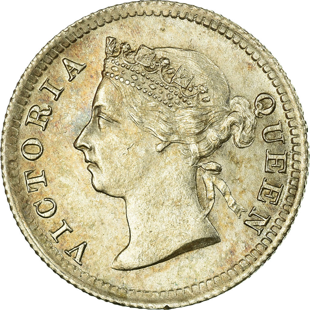 Coin, Hong Kong, Victoria, 5 Cents, 1898, AU(55-58), Silver, KM:5