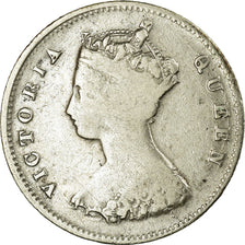 Coin, Hong Kong, Victoria, 10 Cents, 1868, VF(20-25), Silver, KM:6.3