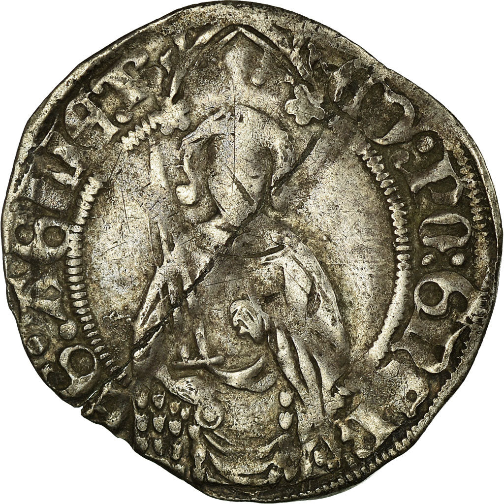 Monnaie, France, Aquitaine, Edouard le Prince Noir, Hardi, Bordeaux, TB+