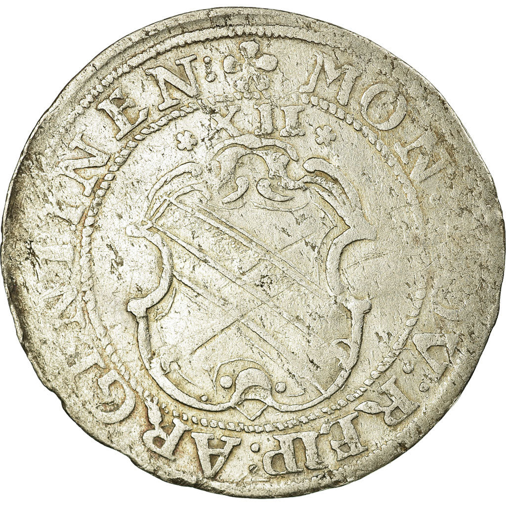 Monnaie, France, ALSACE, 12 Kreuzer, 1640-1658, Strasbourg, TB+, Argent