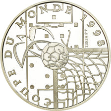 Moeda, França, Coupe du Monde 1998, 10 Francs, 1996, Paris, MS(65-70), Prata