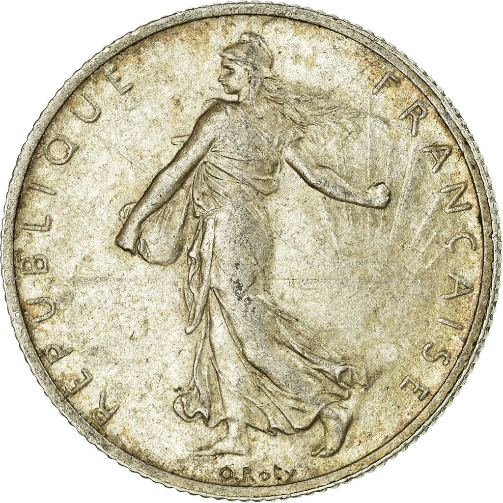 Coin, France, Semeuse, 2 Francs, 1913, Paris, EF(40-45), Silver, KM:845.1