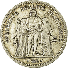 Münze, Frankreich, Hercule, 5 Francs, 1848, Paris, SS, Silber, KM:756.1