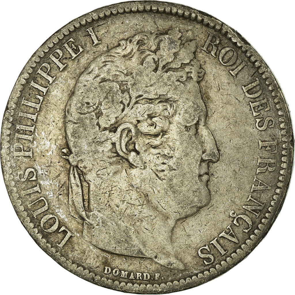 Coin, France, Louis-Philippe, 5 Francs, 1831, Nantes, VF(20-25), Silver