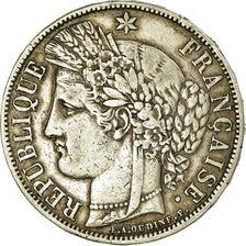 Monnaie, France, Cérès, 5 Francs, 1870, Paris, TTB, Argent, Gadoury:743