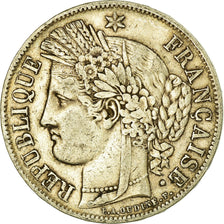 Coin, France, Cérès, 5 Francs, 1849, Paris, EF(40-45), Silver, KM:761.1