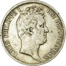 Coin, France, Louis-Philippe, 5 Francs, 1831, Paris, VF(30-35), Silver