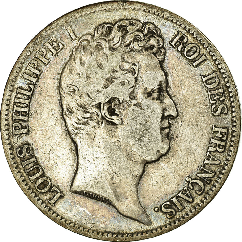 Coin, France, Louis-Philippe, 5 Francs, 1831, Rouen, VF(30-35), Silver