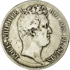 Monnaie, France, Louis-Philippe, 5 Francs, 1831, Marseille, TB+, Argent