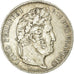 Coin, France, Louis-Philippe, 5 Francs, 1837, Rouen, EF(40-45), Silver
