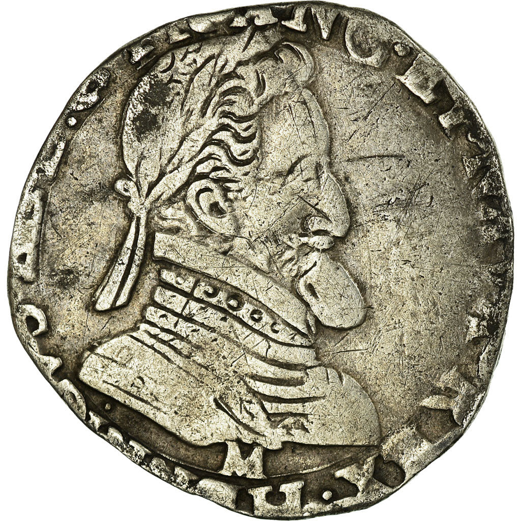 Monnaie, France, Henri IV, Demi Franc, Toulouse, TB, Argent, Sombart:4824