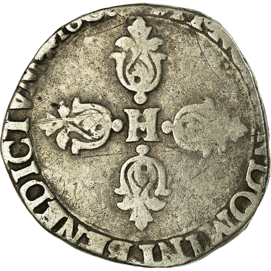 Monnaie, France, Henri IV, Demi Franc, Toulouse, TB, Argent, Sombart:4824