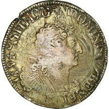 Moneta, Francja, Louis XIV, 1/2 Écu aux 8L 2e type, 1/2 ECU, 45 Sols, 1704