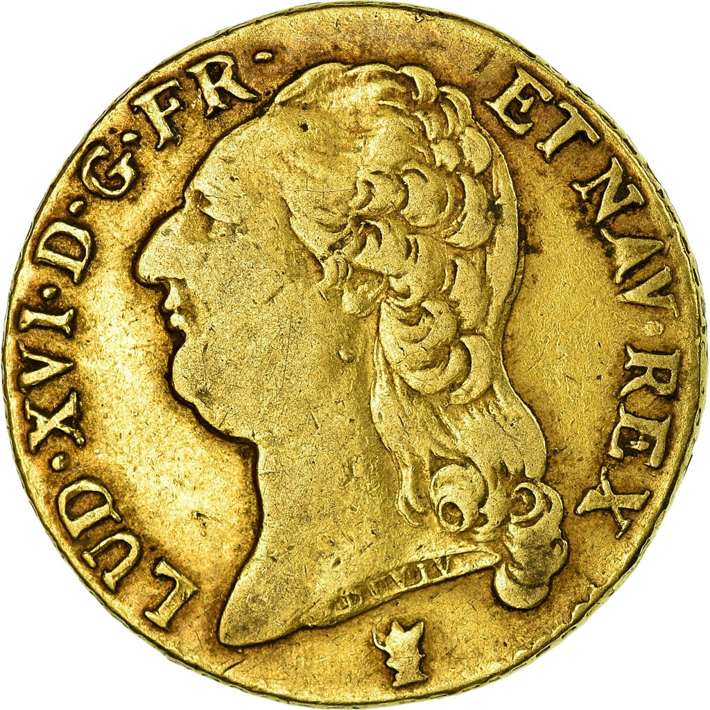 Monnaie, France, Louis XVI, Louis d'or à la tête nue, Louis d'Or, 1787