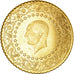 Munten, Turkije, Mustafa Kemal Atatürk, 25 Kurush, 1968, Istanbul, PR+, Goud