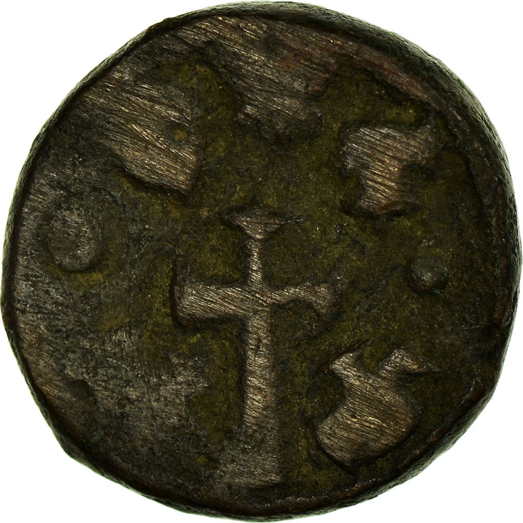 Münze, Constans II, Half Follis, 643-647, Carthage, S, Kupfer, Sear:1060