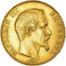 Moneta, Francia, Napoleon III, Napoléon III, 50 Francs, 1857, Paris, BB+, Oro