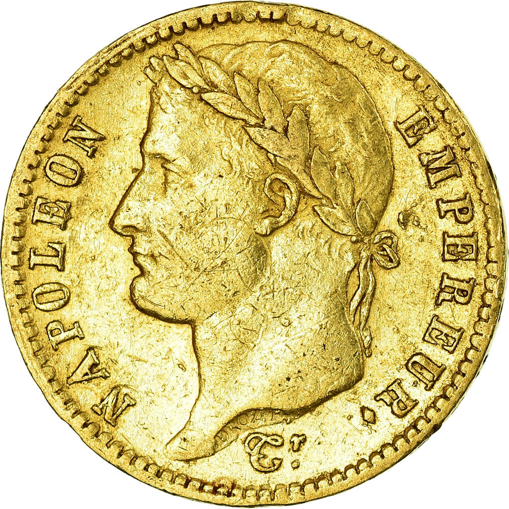 Coin, France, Napoléon I, 20 Francs, 1812, Paris, EF(40-45), Gold, KM:695.1