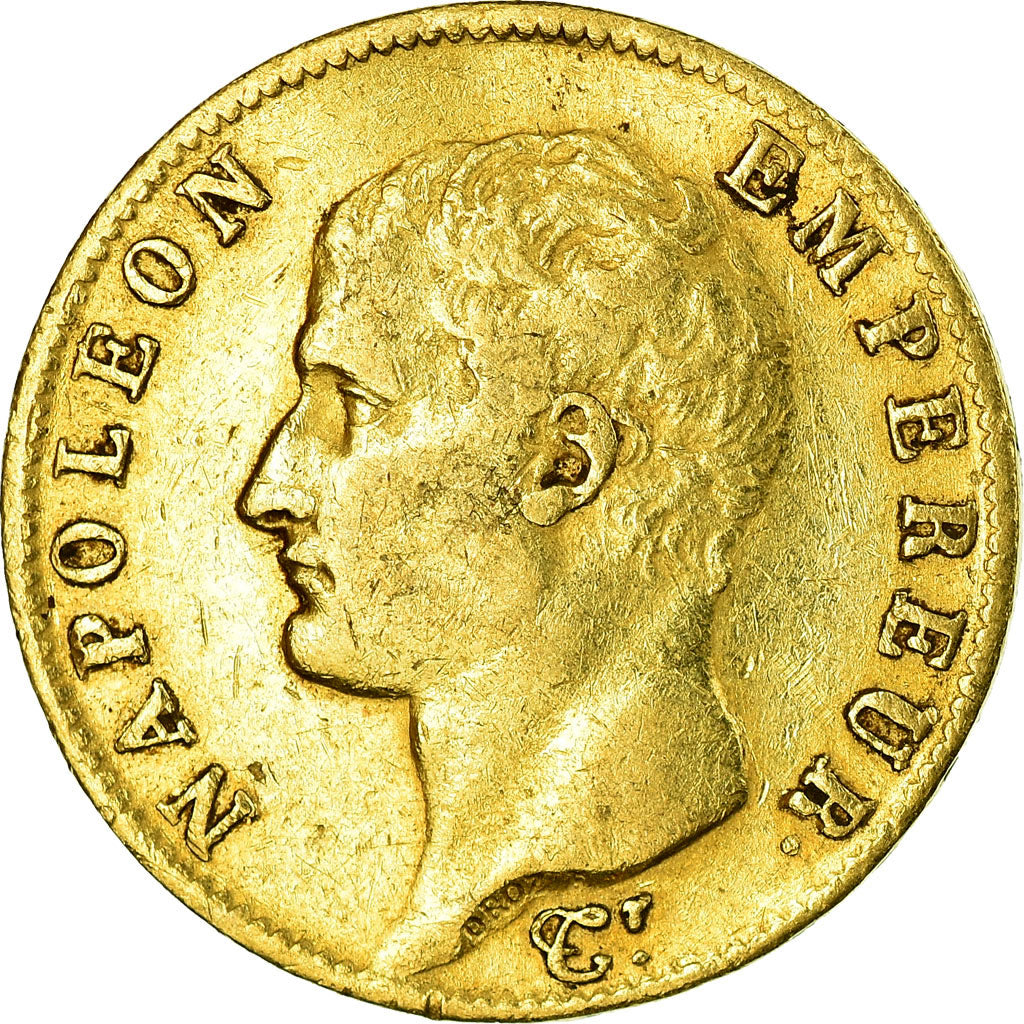 Moneda, Francia, Napoléon I, 20 Francs, 1806, Paris, MBC, Oro, KM:674.1
