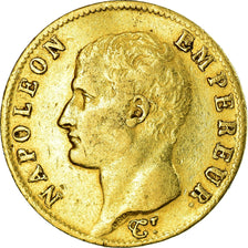 Moneda, Francia, Napoléon I, 20 Francs, 1806, Paris, MBC, Oro, KM:674.1