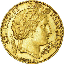 Coin, France, Cérès, 20 Francs, 1851, Paris, EF(40-45), Gold, KM:762