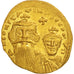 Constans II, Solidus, 641-668 AD, Constantinople, Oro, Sear:959