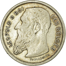 Coin, Belgium, Leopold II, 2 Francs, 2 Frank, 1904, VF(30-35), Silver, KM:58.1