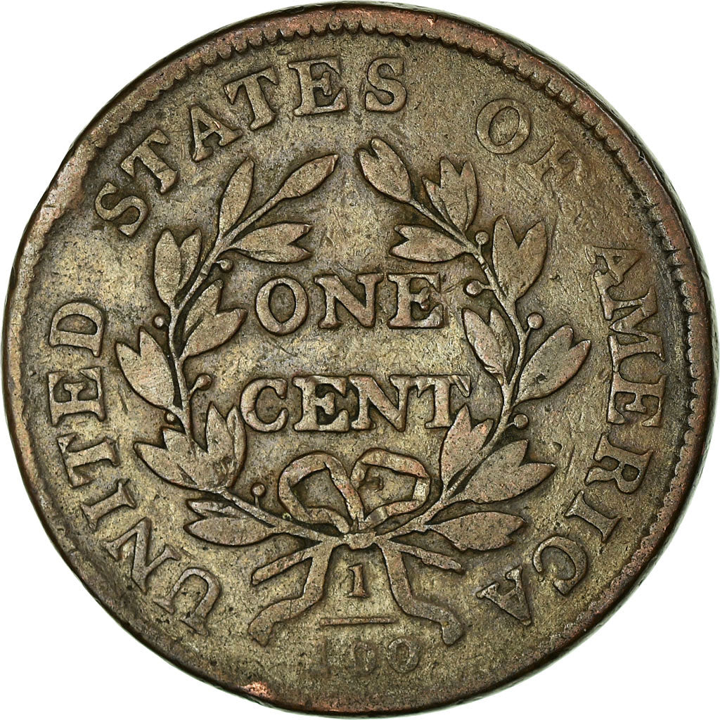 Coin, United States, Draped Bust Cent, Cent, 1802, U.S. Mint, VG(8-10), Copper