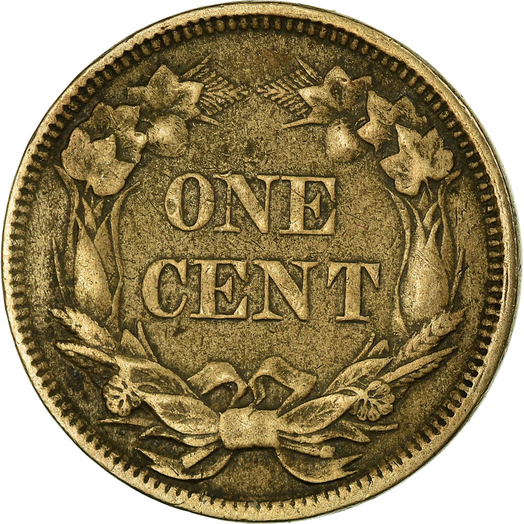 Coin, United States, Flying Eagle Cent, Cent, 1858, U.S. Mint, Philadelphia
