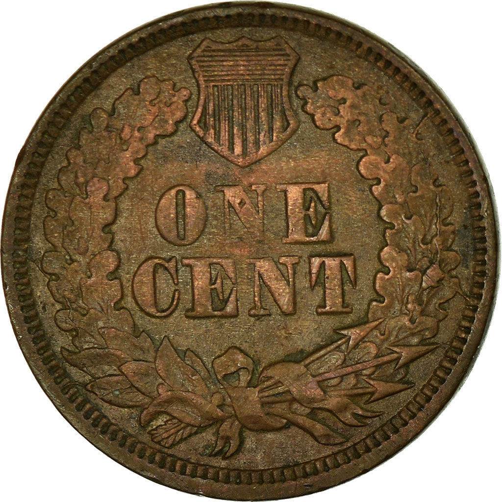 Coin, United States, Indian Head Cent, Cent, 1866, Philadelphia, VF(30-35)