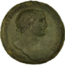 Coin, Trajan, Sestertius, 103-111, Rome, AU(50-53), Bronze, RIC:534