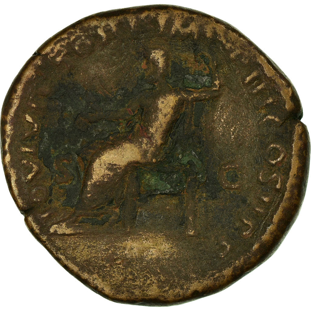Moneta, Commodus, Sestertius, 180, Rome, VF(20-25), Bronze, RIC:291
