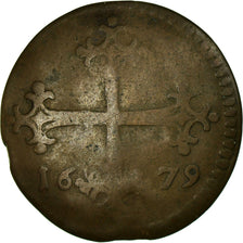 Moneta, DEPARTAMENTY WŁOSKIE, PISA, Fian Gastone, 3 Quattrini, 1 Soldo, 1679