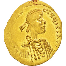 Munten, Constans II, Tremissis, 641-688 AD, Constantinople, PR+, Goud, Sear:983