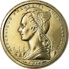 Coin, Madagascar, Franc, 1948, Paris, ESSAI, MS(60-62), Copper-nickel, KM:E1