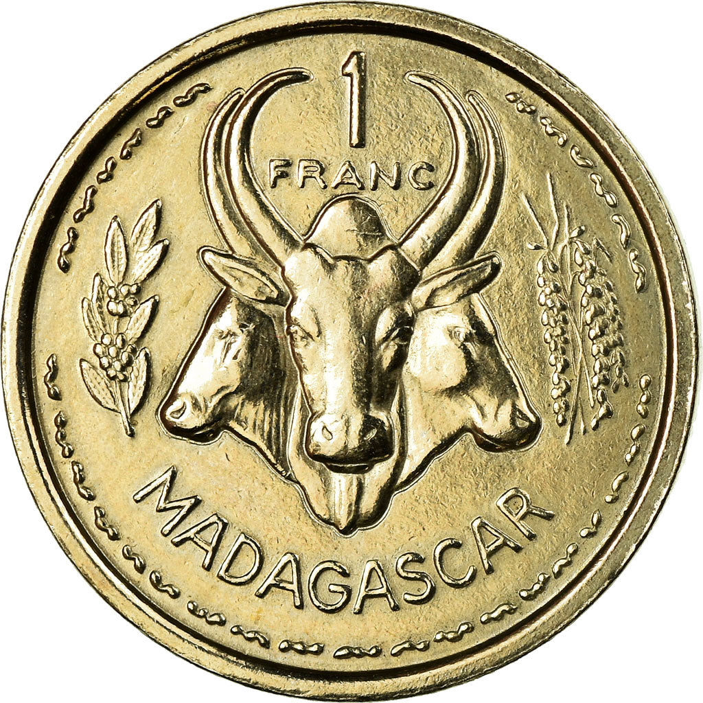 Coin, Madagascar, Franc, 1948, Paris, ESSAI, MS(60-62), Copper-nickel, KM:E1