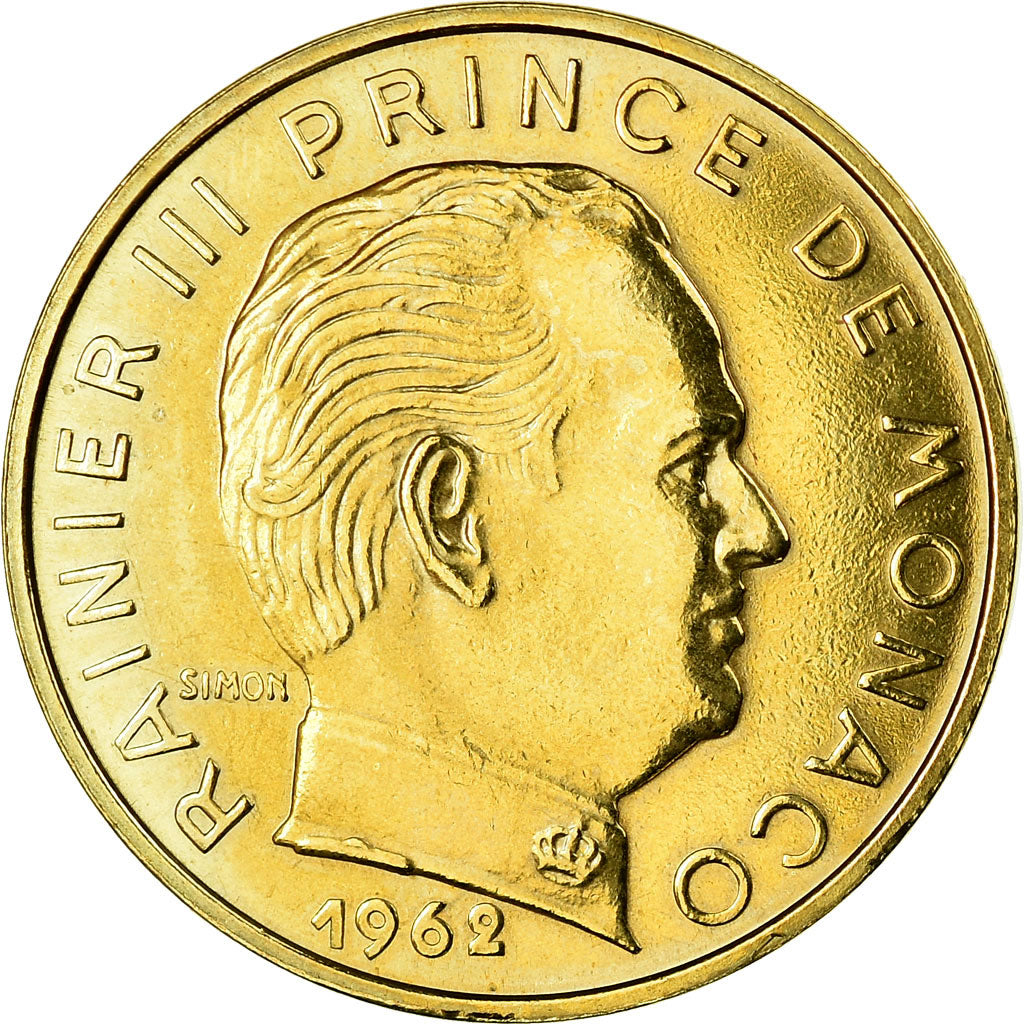 Coin, Monaco, Rainier III, 20 Centimes, 1962, Paris, ESSAI, MS(60-62)