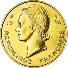 Coin, French West Africa, 10 Francs, 1956, Paris, ESSAI, MS(60-62)