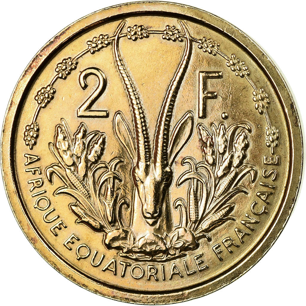 Monnaie, Afrique-Équatoriale française, 2 Francs, 1948, Paris, ESSAI, SUP