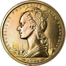 Coin, Togo, 2 Francs, 1948, Paris, ESSAI, MS(60-62), Copper-nickel, KM:E5