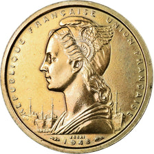 Coin, Cameroon, 2 Francs, 1948, Paris, ESSAI, MS(60-62), Copper-nickel, KM:E6