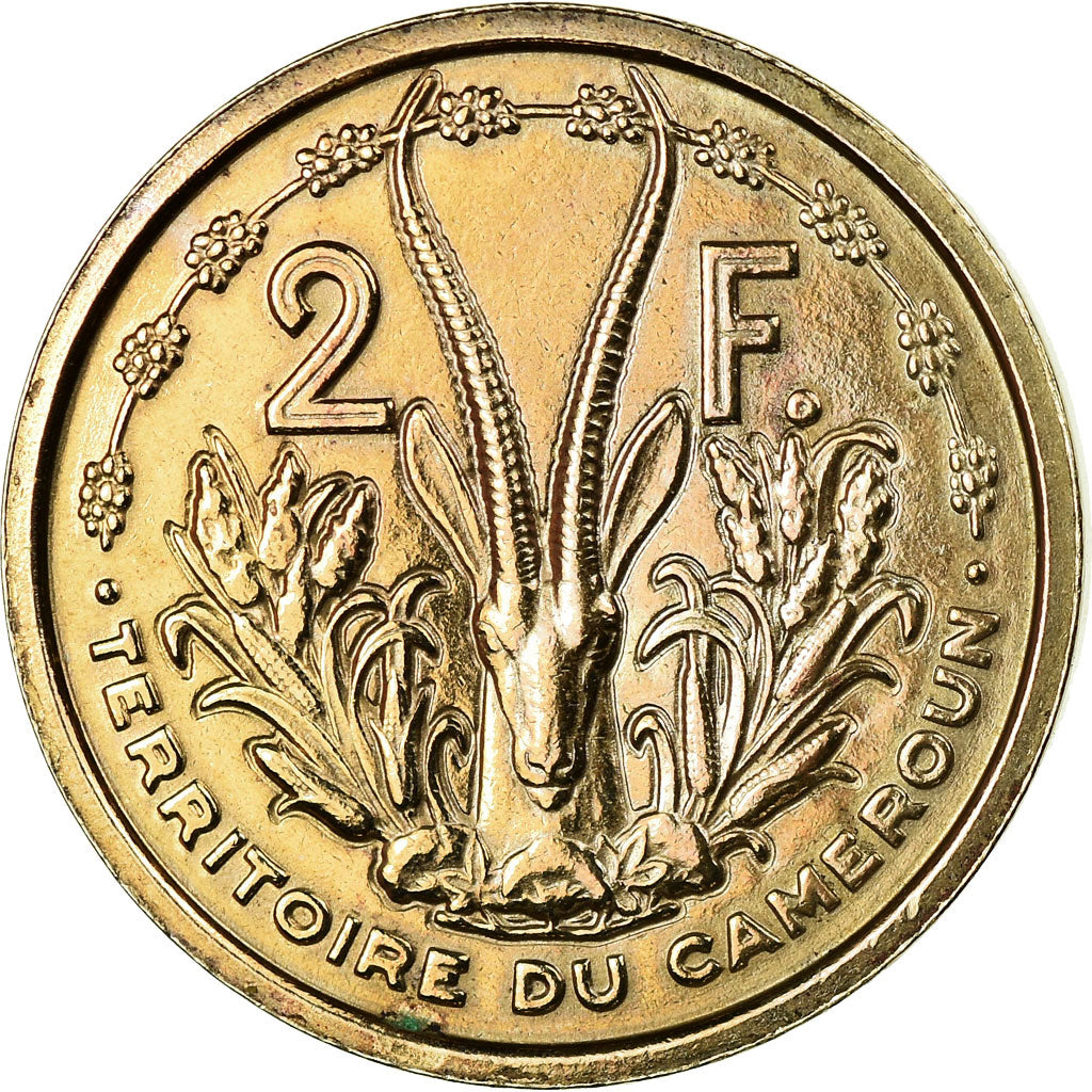 Coin, Cameroon, 2 Francs, 1948, Paris, ESSAI, MS(60-62), Copper-nickel, KM:E6