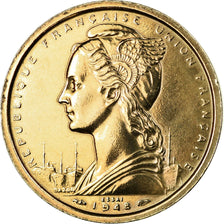 Coin, Cameroon, 2 Francs, 1948, Paris, ESSAI, AU(55-58), Copper-nickel, KM:E6