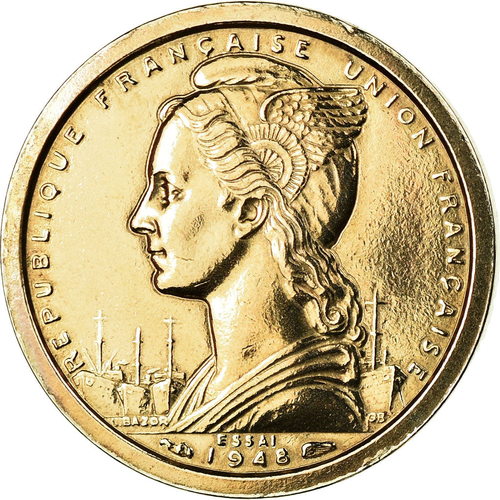 Monnaie, Afrique-Équatoriale française, Franc, 1948, Paris, ESSAI, SUP+