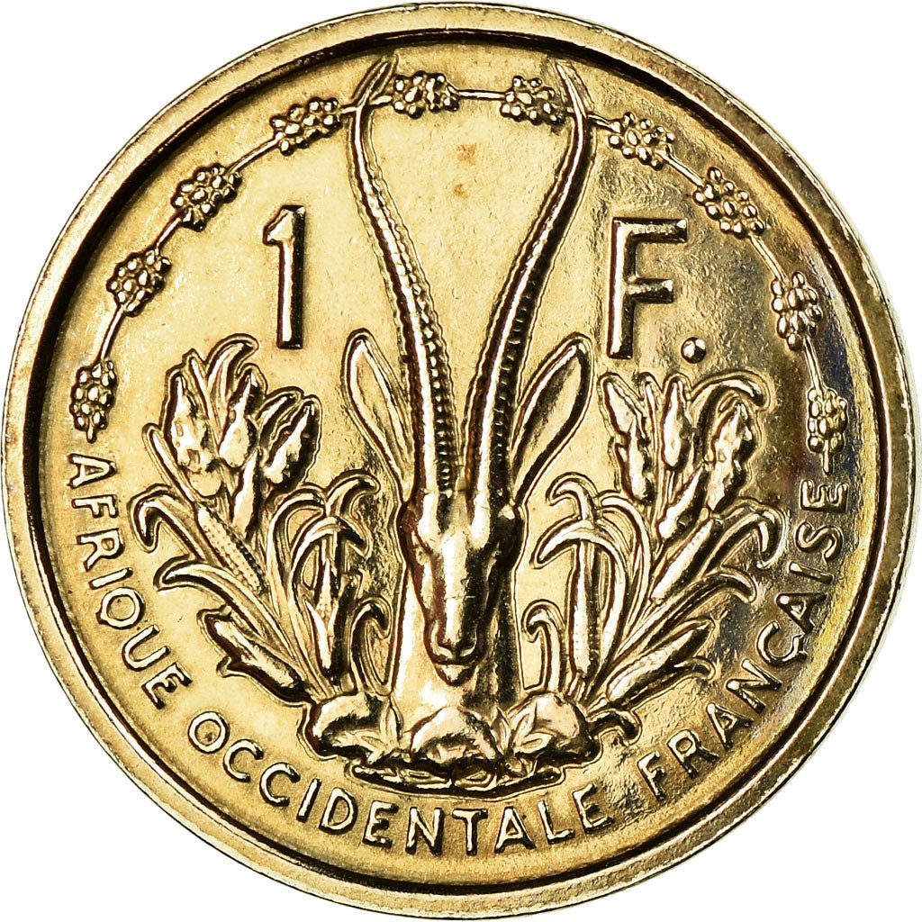 Coin, French West Africa, Franc, 1948, Paris, ESSAI, MS(60-62), Copper-nickel