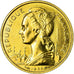 Coin, Madagascar, 10 Francs, 1953, Paris, ESSAI, AU(55-58), Aluminum-Bronze