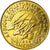 Moneta, Kamerun, 5 Francs, 1958, Paris, PRÓBA, MS(60-62), Aluminium-Brąz